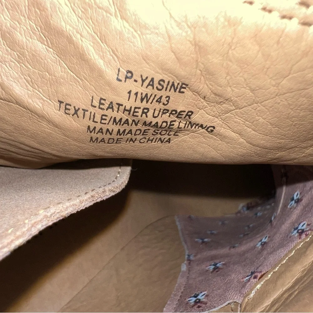 Lucky Brand Yasmine Tan Suede Wedge Boots. NWOB 11W